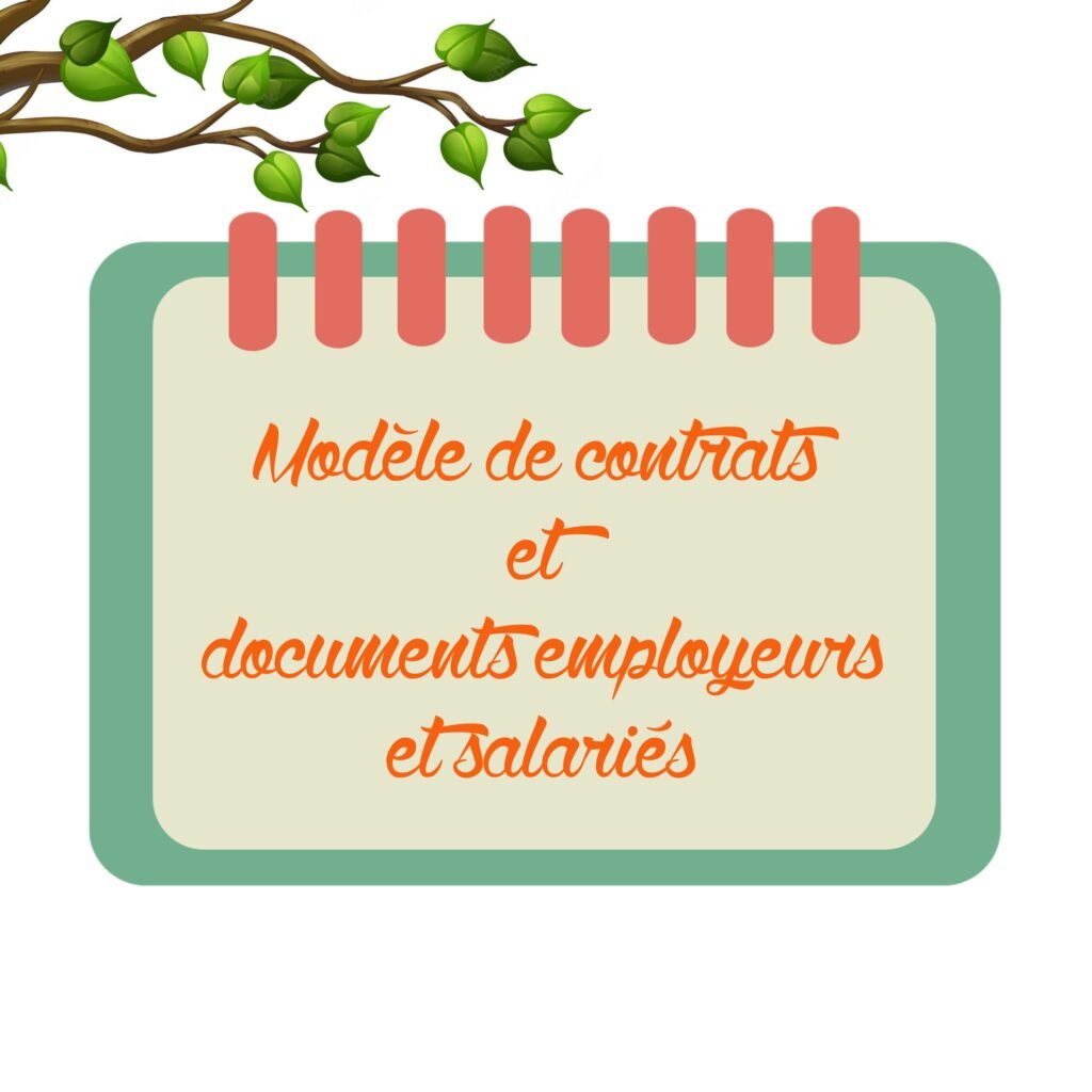 Modele contrat et document employeur