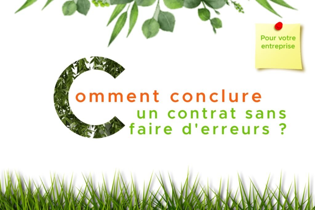 conclure un contrat