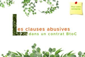 clauses abusives dans un contrat BtoC