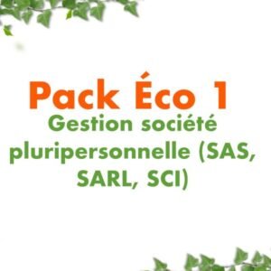 pack éco 1 gestion SAS, SARL, SCI