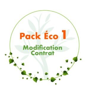 pack éco 1 modification contrat