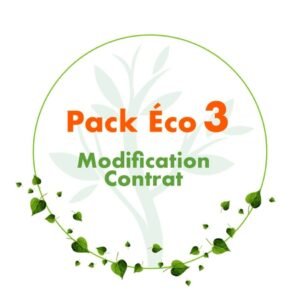 pack éco 3 modification contrat