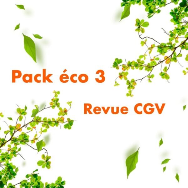 pack éco 3 revue CGV