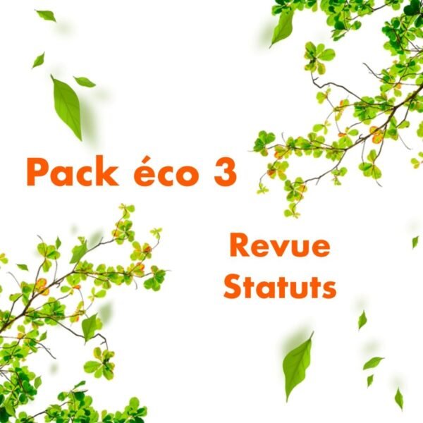 pack éco 3 revue statuts