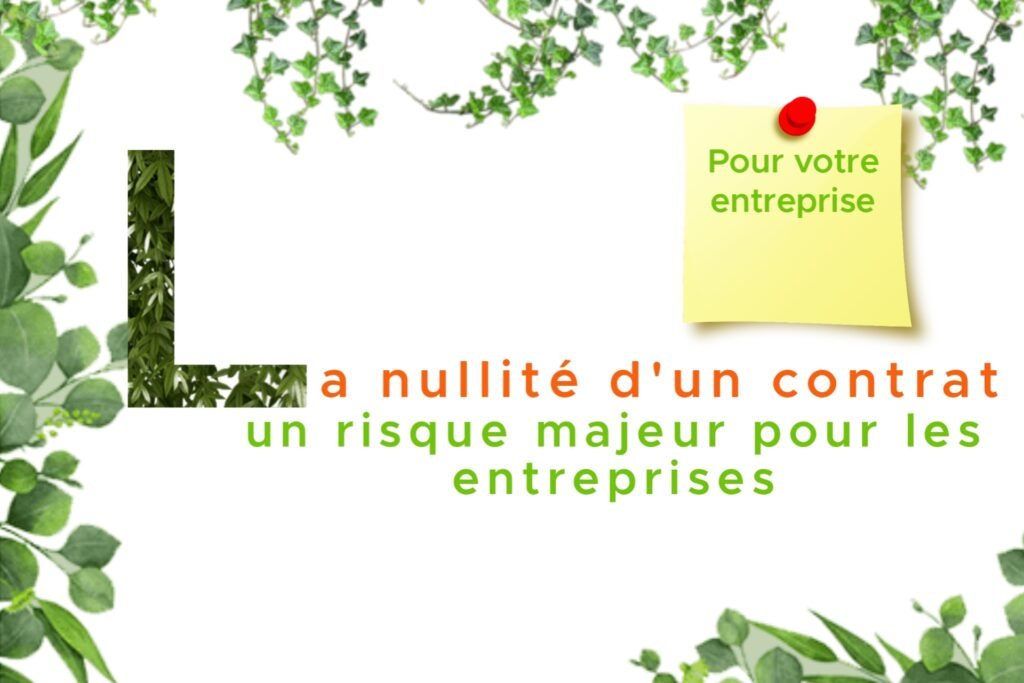 nullité d'un contrat