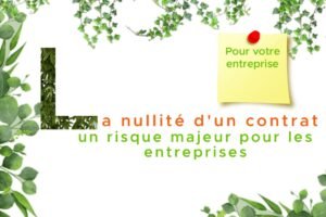 nullité d'un contrat