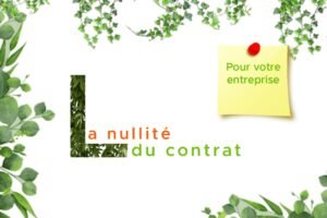 nullité du contrat