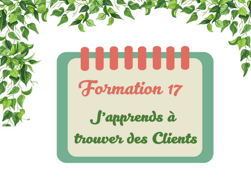 formation 17 j'apprends à trouver des clients