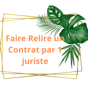 relecture de contrat