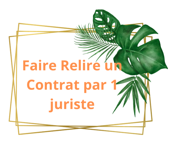 relecture de contrat