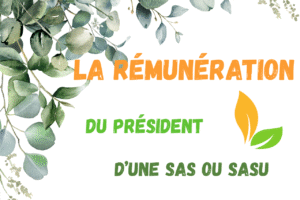 rémunération du président d'une SAS ou SASU