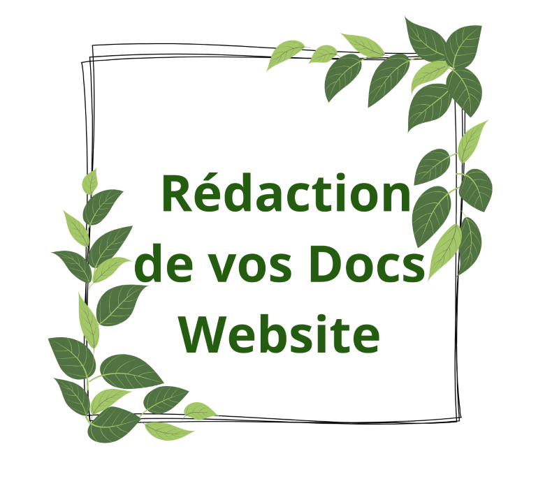 rédaction doc website