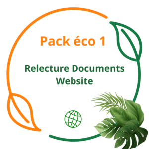 Pack éco 1 Relecture Documents Website