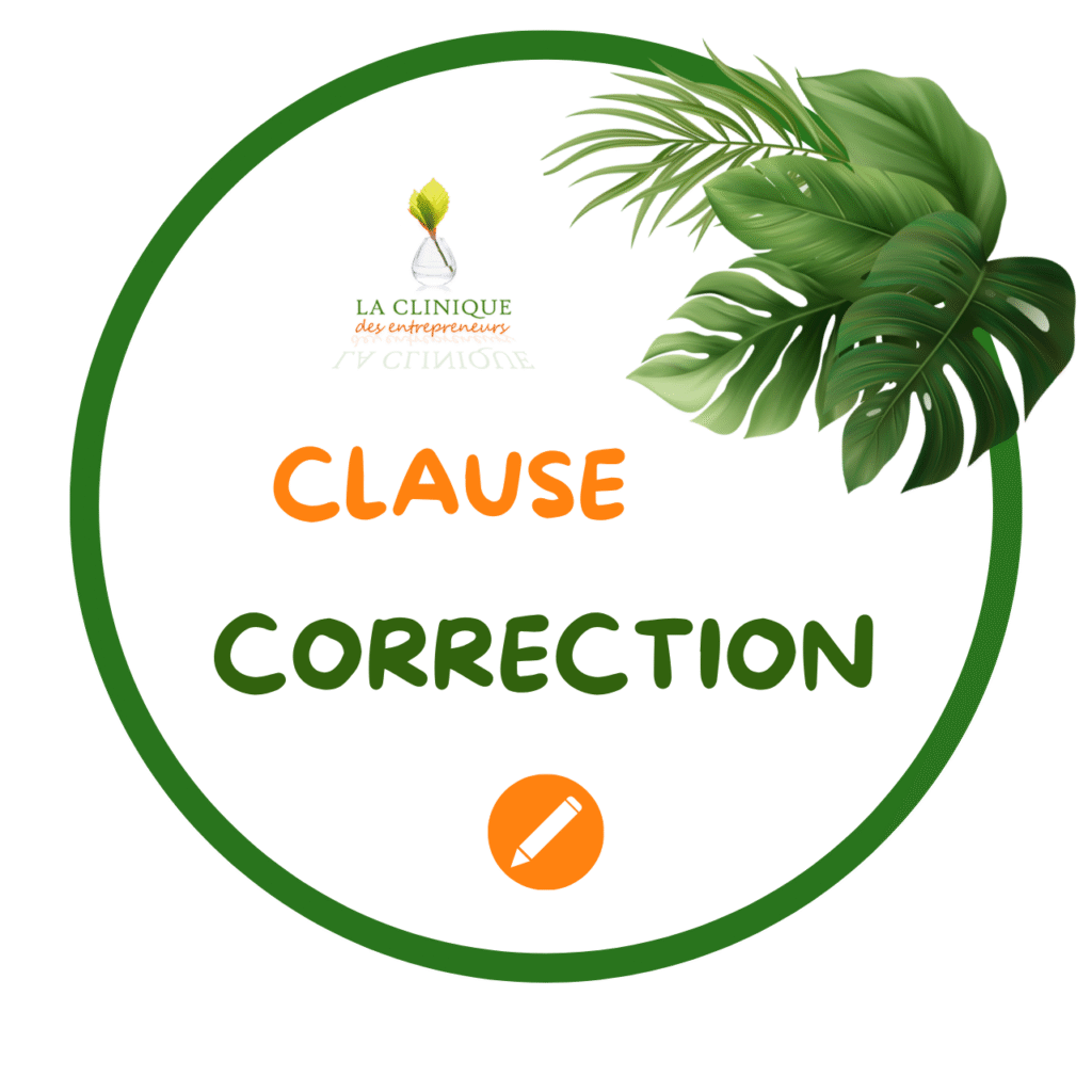 CLAUSE CORRECTION