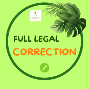 FULL LEGAL CORRECTION
